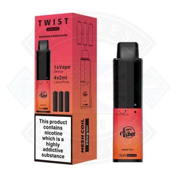 Happy Vibes Twist 3500 Disposable Vape 20mg - Flawless Vape Shop