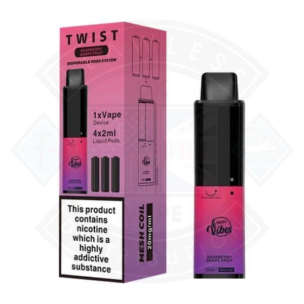 Happy Vibes Twist 3500 Disposable Vape 20mg - Flawless Vape Shop