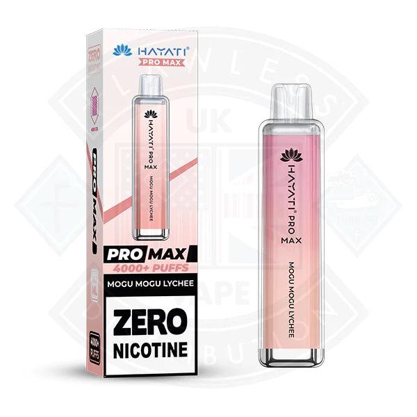 Hayati Pro Max 4000 Disposable Vape ZERO Nicotine - Flawless Vape Shop