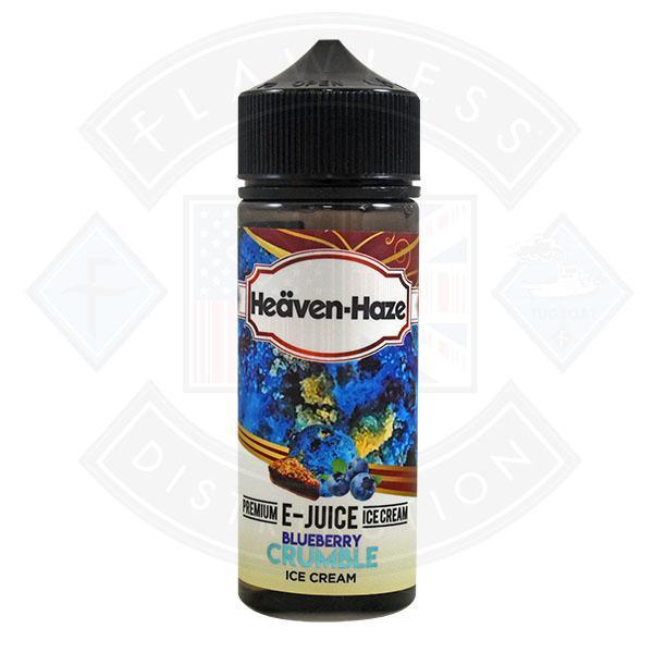 Heaven Haze Blueberry Crumble Ice Cream 0mg 100ml Shortfill - Flawless Vape Shop