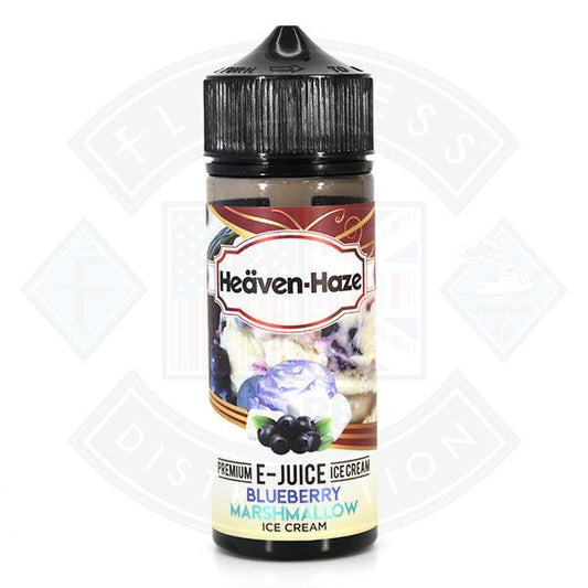 Heaven Haze Blueberry Marshmallow Ice Cream 0mg 100ml Shortfill - Flawless Vape Shop