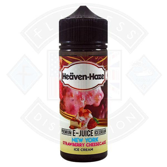 Heaven Haze New York Strawberry Cheesecake Ice Cream 0mg 100ml Shortfill - Flawless Vape Shop