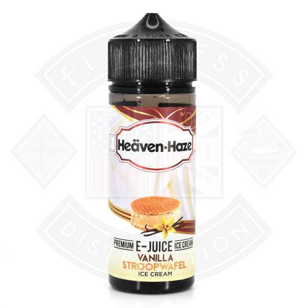 Heaven Haze Vanilla Stroopwafel Ice Cream 0mg 100ml Shortfill - Flawless Vape Shop