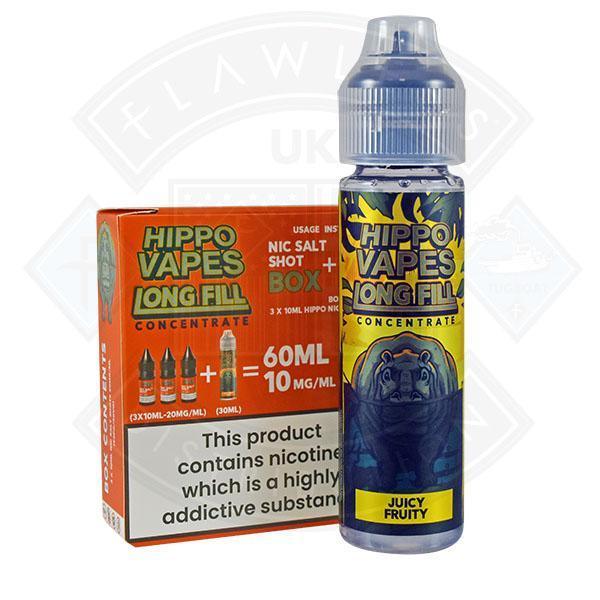 Hippo Vapes Longfill Concentrate Juice Fruity 30ml - Flawless Vape Shop