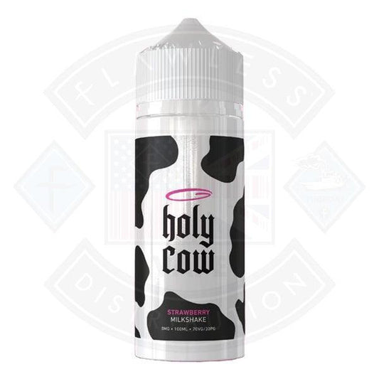 Holy Cow - Strawberry Milkshake 0mg 100ml Shortfill - Flawless Vape Shop