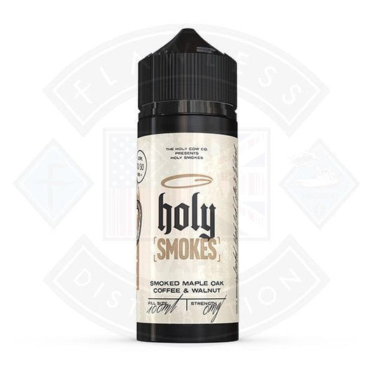 Holy Smokes Smoked Maple Oak Coffee & Walnut 0mg 100ml Shortfill - Flawless Vape Shop