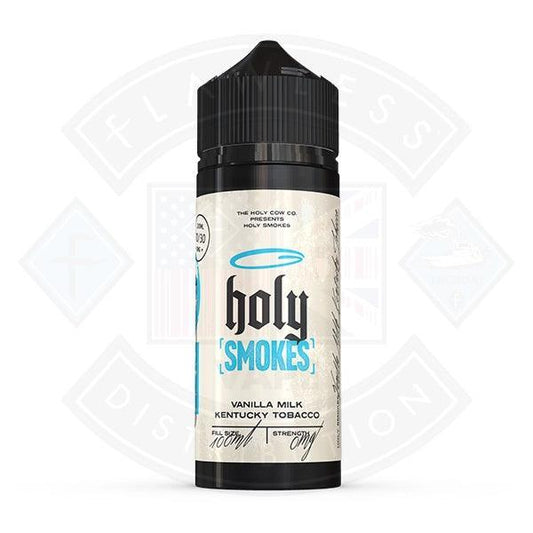 Holy Smokes Vanilla Milk Kentucky Tobacco 0mg 100ml Shortfill - Flawless Vape Shop