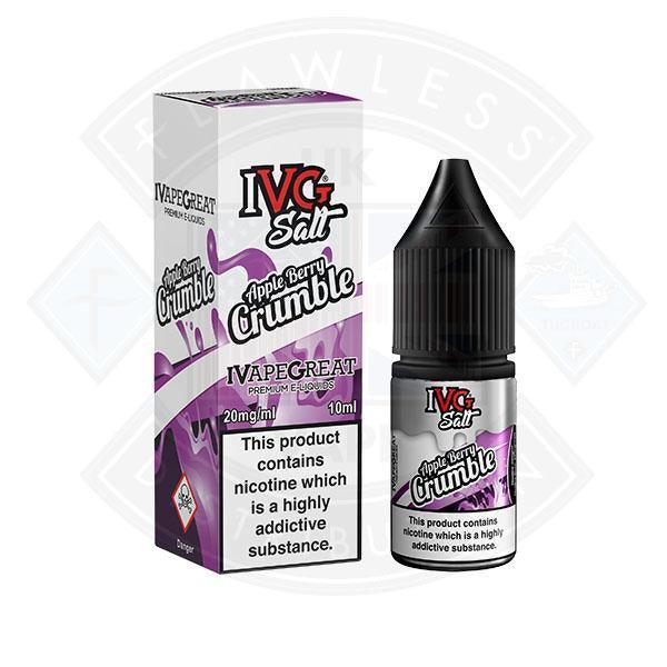 I VG Salt Apple Berry Crumble 20mg 10ml TPD Compliant e-liquid - Flawless Vape Shop