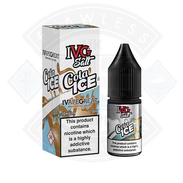 I VG Salt Cola Ice 10mg 10ml TPD Compliant e-liquid - Flawless Vape Shop