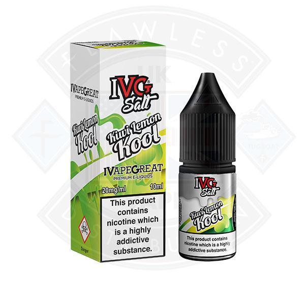 I VG Salt Kiwi Lemon Kool 20mg 10ml TPD Compliant e-liquid - Flawless Vape Shop