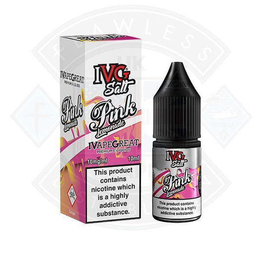 I VG Salt Pink Lemonade 10mg 10ml TPD Compliant e-liquid - Flawless Vape Shop