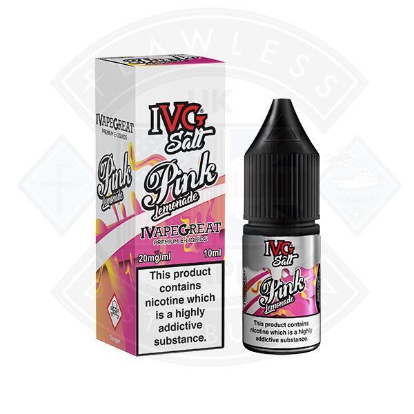 I VG Salt Pink Lemonade 20mg 10ml TPD Compliant e-liquid - Flawless Vape Shop