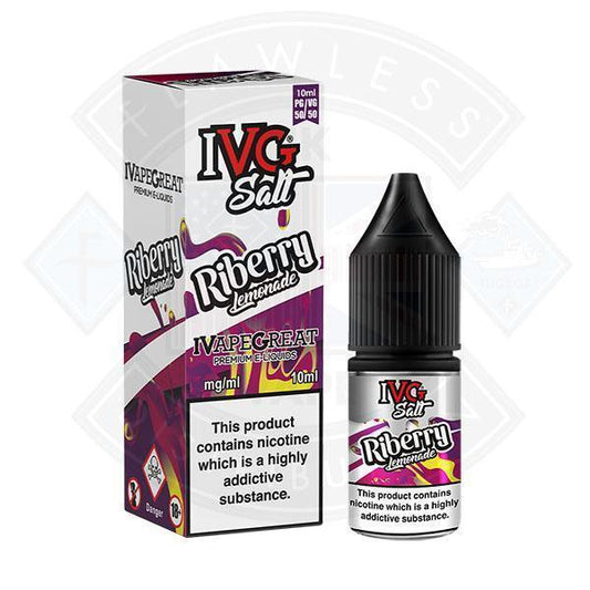 I VG Salt Ribery Lemonade 10mg 10ml TPD Compliant e-liquid - Flawless Vape Shop