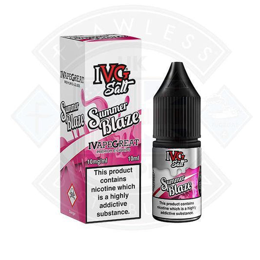 I VG Salt Summer Blaze 10mg 10ml TPD Compliant e-liquid - Flawless Vape Shop