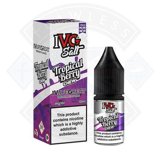 I VG Salt Tropical Berry Chew 10mg 10ml TPD Compliant e-liquid - Flawless Vape Shop