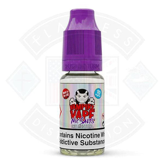 Ice Menthol Nic Salt by Vampire Vape 10ml - Flawless Vape Shop