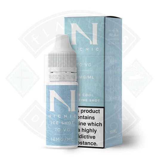 ICE Nicotine Shot by NIC NIC 10ml - Flawless Vape Shop