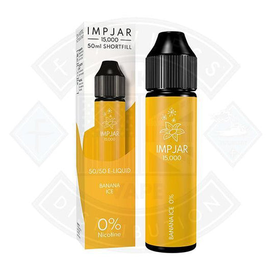 IMP JAR Banana ICE 50ml 0mg Shortfill E-Liquid - Flawless Vape Shop