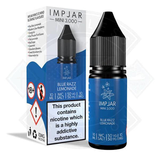 IMP JAR Blue Razz Lemonade Nic Salt 10ml E-Liquid - Flawless Vape Shop