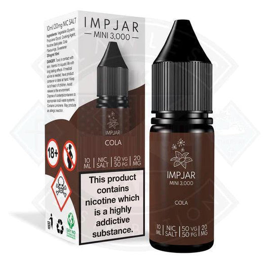 IMP JAR Cola Nic Salt 10ml E-Liquid - Flawless Vape Shop