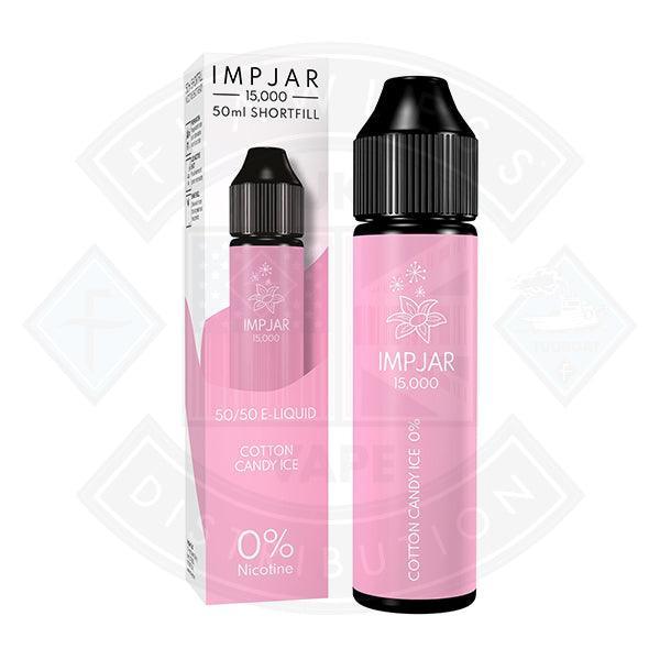 IMP JAR Cotton Candy ICE 50ml 0mg Shortfill E-Liquid - Flawless Vape Shop