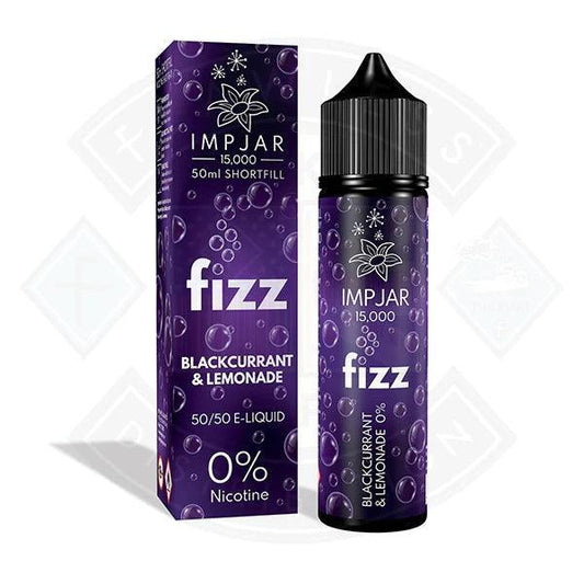 IMP JAR Fizz Blackcurrant & Lemonade 50ml 0mg Shortfill E-Liquid - Flawless Vape Shop