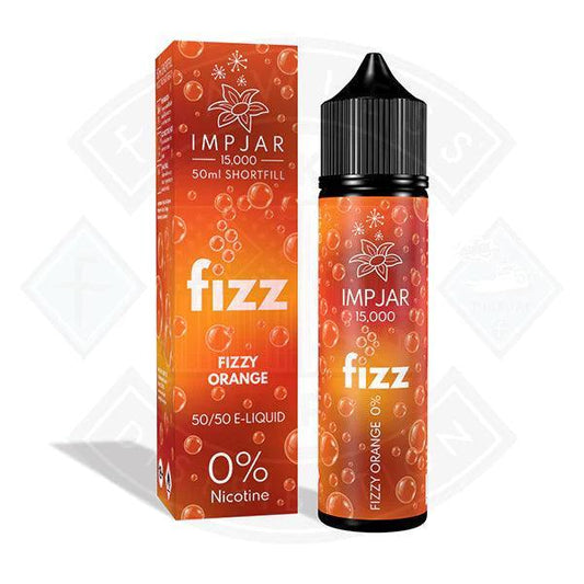 IMP JAR Fizz Fizzy Orange 50ml 0mg Shortfill E-Liquid - Flawless Vape Shop