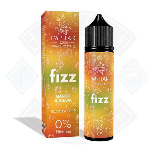 IMP JAR Fizz Mango & Guava 50ml 0mg Shortfill E-Liquid - Flawless Vape Shop