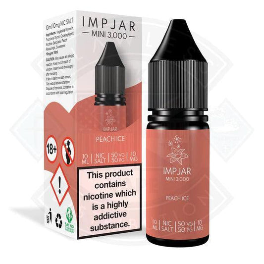 IMP JAR Peach Ice Nic Salt 10ml E-Liquid - Flawless Vape Shop