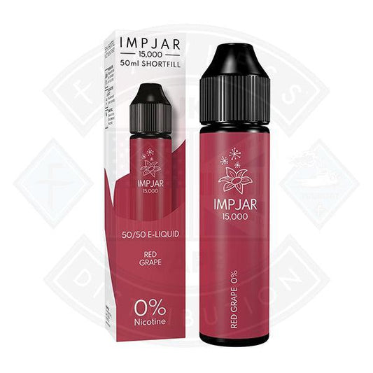 IMP JAR Red Grape 50ml 0mg Shortfill E-Liquid - Flawless Vape Shop