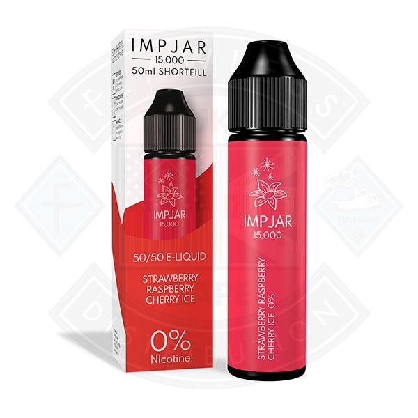 IMP JAR Strawberry, Raspberry & Cherry Ice 50ml 0mg Shortfill E-Liquid - Flawless Vape Shop