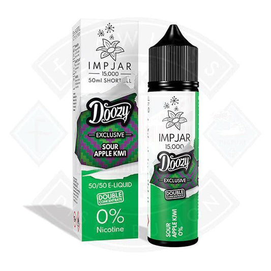 IMP JAR x Doozy Exclusive - Sour Apple Kiwi 50ml 0mg Shortfill E-Liquid - Flawless Vape Shop