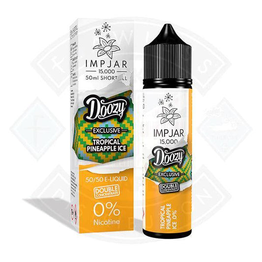 IMP JAR x Doozy Exclusive - Tropical Pineapple Ice 50ml 0mg Shortfill E-Liquid - Flawless Vape Shop