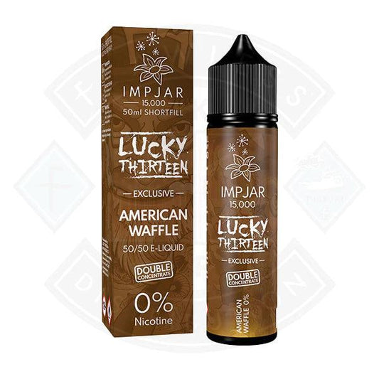 IMP JAR X Lucky 13 - American Waffle 50ml E-Liquid - Flawless Vape Shop