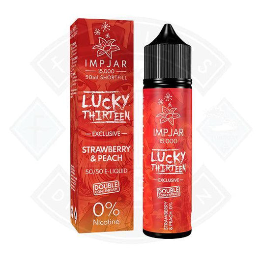 IMP JAR X Lucky 13 - Strawberry Peach 50ml E-Liquid - Flawless Vape Shop