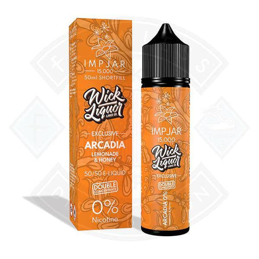 IMP JAR x Wick Liquor Exclusive - Arcadia 50ml 0mg Shortfill E-Liquid - Flawless Vape Shop