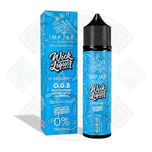 IMP JAR x Wick Liquor Exclusive - O. G. B. 50ml 0mg Shortfill E-Liquid - Flawless Vape Shop