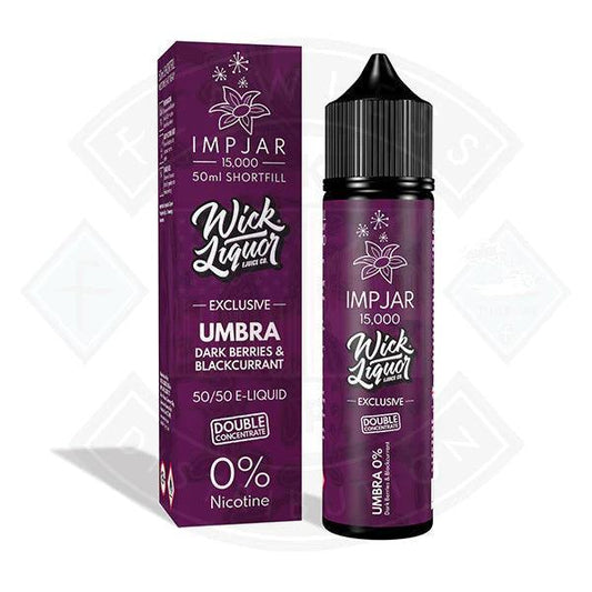 IMP JAR x Wick Liquor Exclusive - Umbra 50ml 0mg Shortfill E-Liquid - Flawless Vape Shop