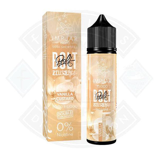 IMP JAR X Zeus Bolt - Vanilla Custard 50ml E-Liquid - Flawless Vape Shop