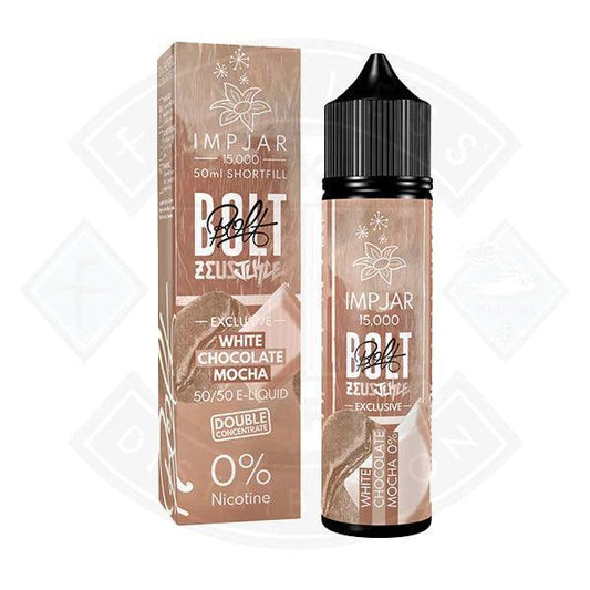 IMP JAR X Zeus Bolt - White Chocolate Mocha 50ml E-Liquid - Flawless Vape Shop