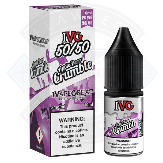 IVG 50:50 Apple Berry Crumble TPD Compliant e-liquid - Flawless Vape Shop