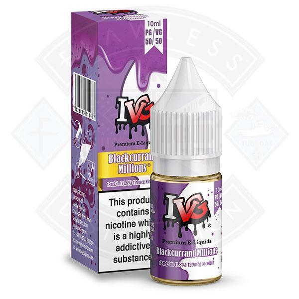 IVG 50:50 Blackcurrant TPD Compliant e-liquid - Flawless Vape Shop