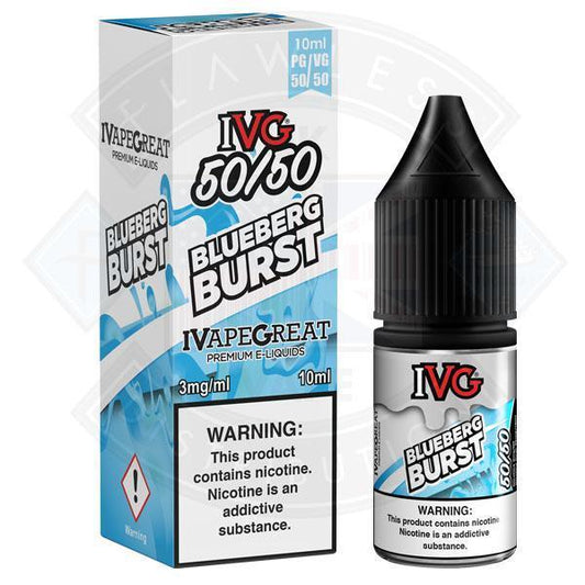 IVG 50:50 Blueberg TPD Compliant e-liquid - Flawless Vape Shop