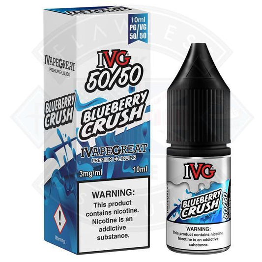 IVG 50:50 Blueberry Crush TPD Compliant e-liquid - Flawless Vape Shop