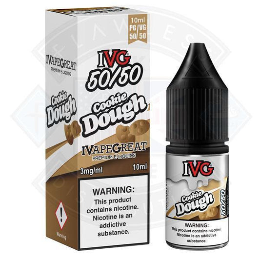 IVG 50:50 Cookie Dough TPD Compliant e-liquid - Flawless Vape Shop