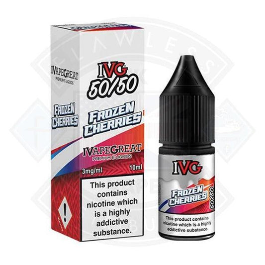 IVG 50:50 - Crushed Range - Frozen Cherries 10ml - Flawless Vape Shop