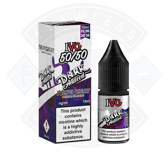 IVG 50:50 Dark Aniseed TPD Compliant e-liquid - Flawless Vape Shop