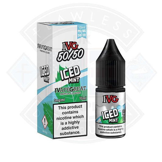 IVG 50:50 Iced Mint TPD Compliant e-liquid - Flawless Vape Shop