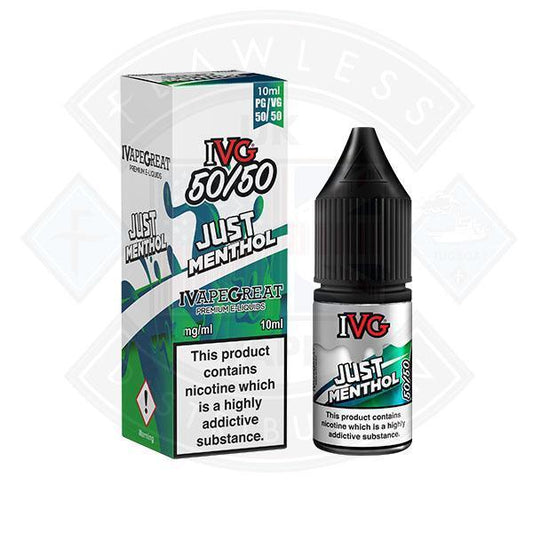 IVG 50:50 Just Menthol TPD Compliant e-liquid - Flawless Vape Shop