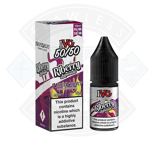 IVG 50:50 Riberry Lemonade TPD Compliant e-liquid - Flawless Vape Shop